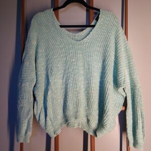 Rue21 Light Blue V-Neck Sweater